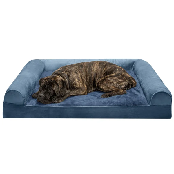 Sofa Dog Bed - Faux Fur & Velvet - Image 33