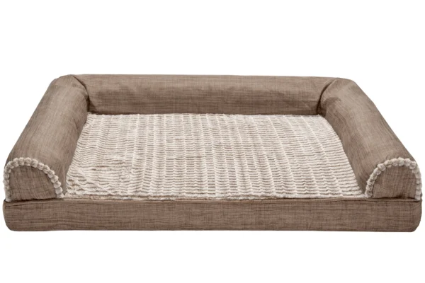 Sofa Dog Bed - Luxe Fur & Performance Linen - Image 37