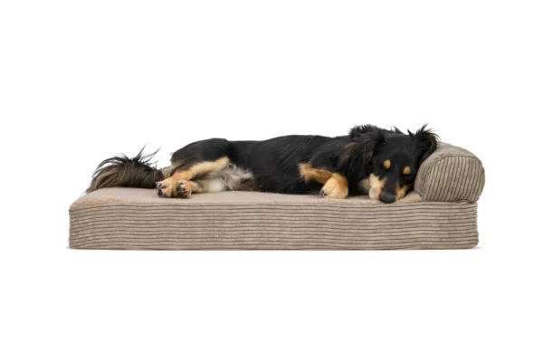 Chaise Lounge Dog Bed - Faux Fleece & Corduroy - Image 33