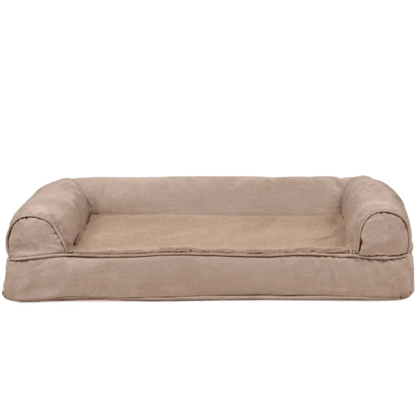 Sofa Dog Bed - Plush & Suede - Image 34