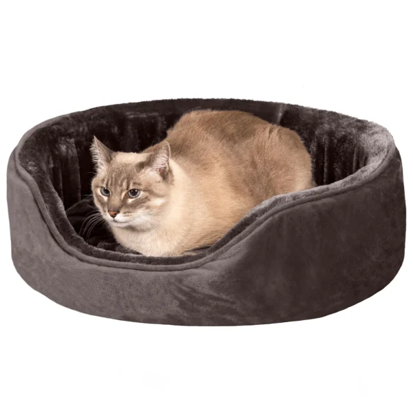 Oval Dog Bed - Plush & Velvet - Image 19