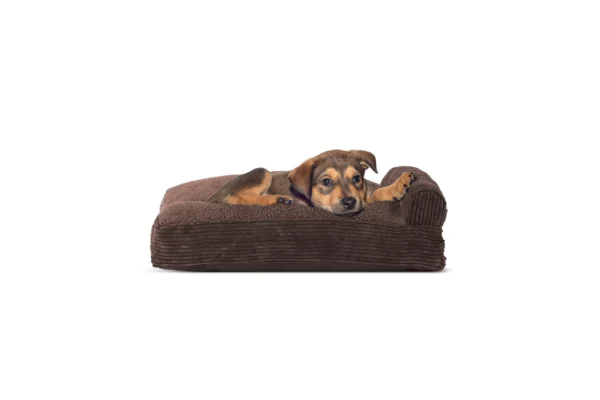 Chaise Lounge Dog Bed - Faux Fleece & Corduroy - Image 16