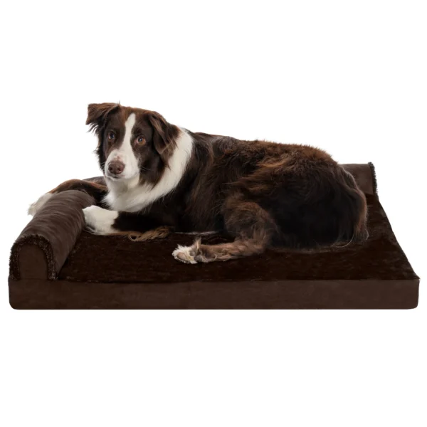 Deluxe Chaise Lounge Dog Bed - Plush & Velvet - Image 26