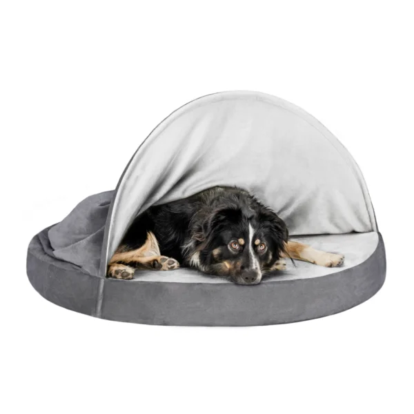Snuggery Burrow Dog Bed - Microvelvet - Image 67