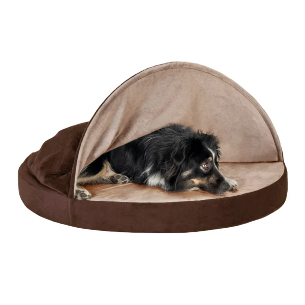 Snuggery Burrow Dog Bed - Microvelvet - Image 54