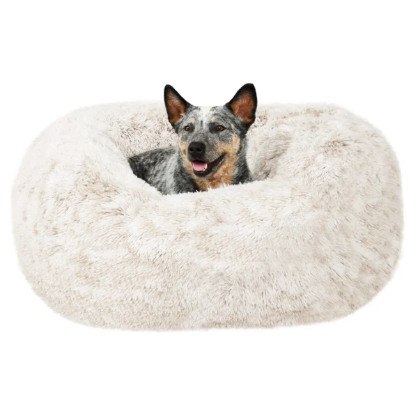 Calming Cuddler Long Fur Donut Dog Bed - Image 72
