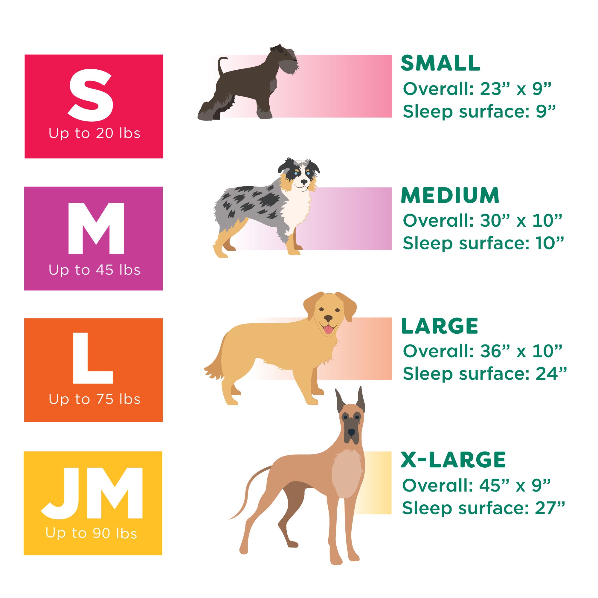Size Chart - FurHaven Chaise Lounge