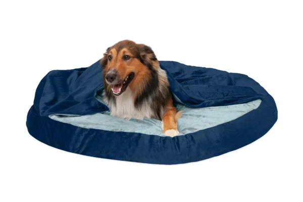 Snuggery Burrow Dog Bed - Microvelvet - Image 47