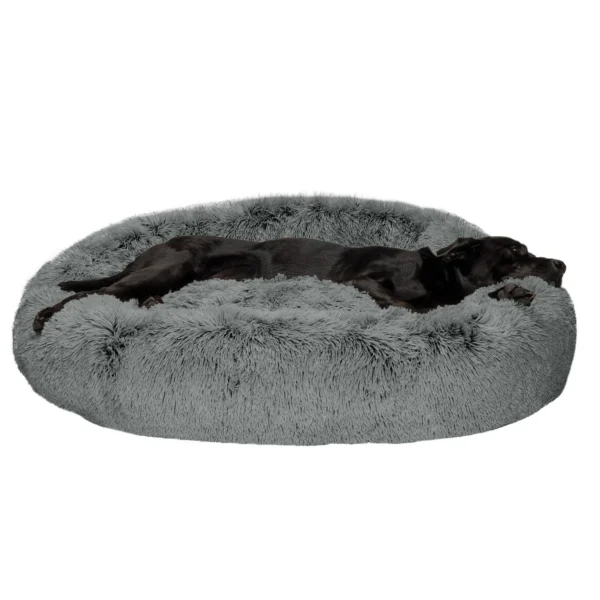 Calming Cuddler Long Fur Donut Dog Bed - Image 66