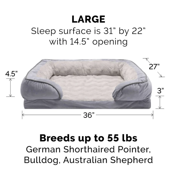 Sofa Dog Bed - Velvet Waves Perfect Comfort - Image 13