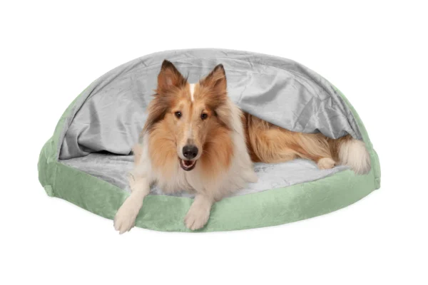 Snuggery Burrow Dog Bed - Microvelvet - Image 27
