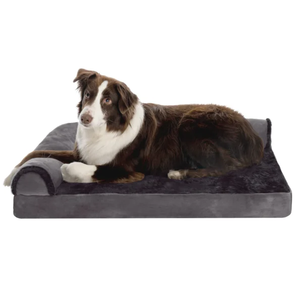 Deluxe Chaise Lounge Dog Bed - Plush & Velvet - Image 22