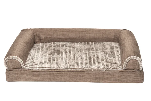 Sofa Dog Bed - Luxe Fur & Performance Linen - Image 33