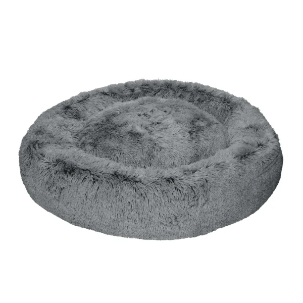 Calming Cuddler Long Fur Donut Dog Bed - Image 34