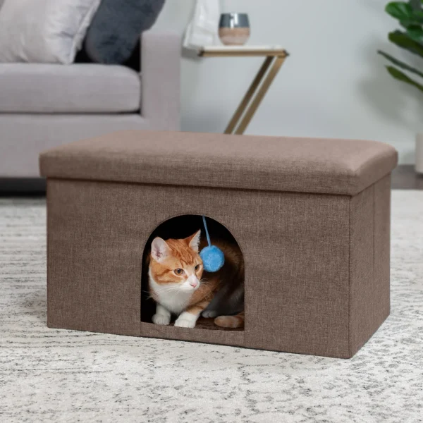 Pet House Footstool Ottoman Hideaway - Image 41