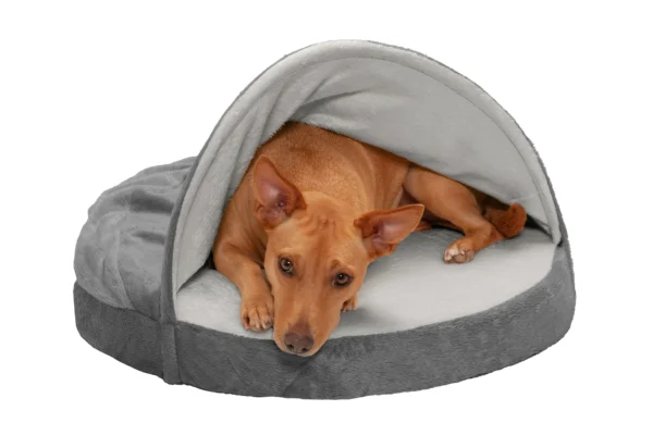 Snuggery Burrow Dog Bed - Microvelvet - Image 49
