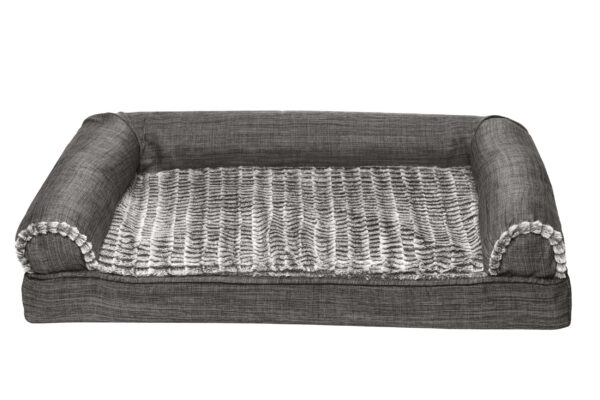 Sofa Dog Bed - Luxe Fur & Performance Linen - Image 23