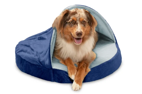 Snuggery Burrow Dog Bed - Microvelvet - Image 6