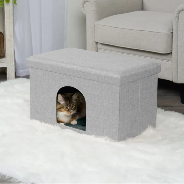 Pet House Footstool Ottoman Hideaway - Image 49