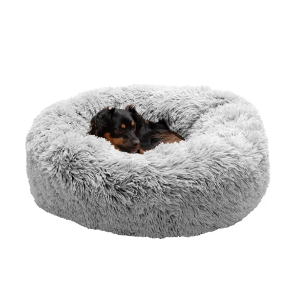 Calming Cuddler Long Fur Donut Dog Bed - Image 61