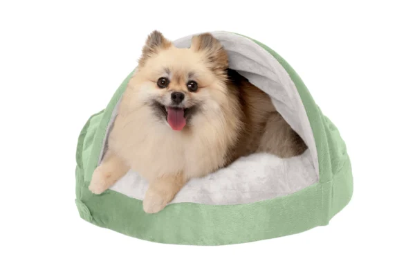 Snuggery Burrow Dog Bed - Microvelvet - Image 24