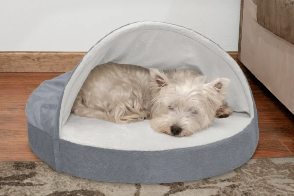 Snuggery Burrow Dog Bed - Microvelvet - Image 13