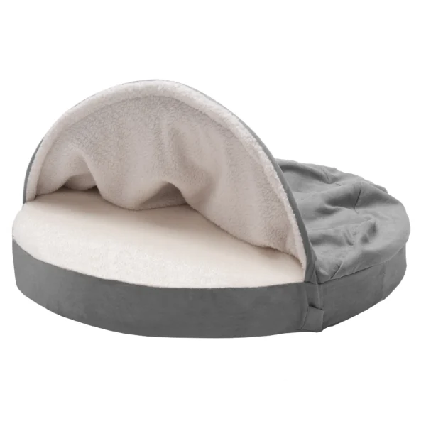 Snuggery Burrow Dog Bed - Faux Sheepskin - Image 25