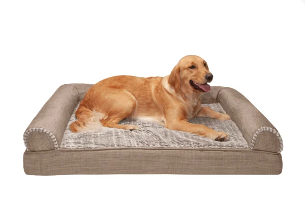 Sofa Dog Bed - Luxe Fur & Performance Linen - Image 58