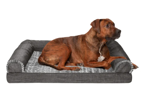 Sofa Dog Bed - Luxe Fur & Performance Linen - Image 53