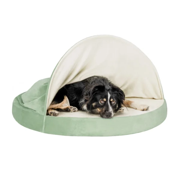 Snuggery Burrow Dog Bed - Microvelvet - Image 58