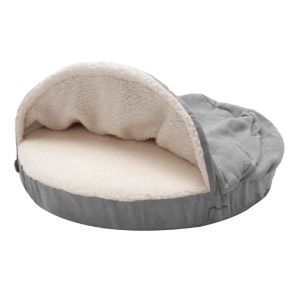 Snuggery Burrow Dog Bed - Faux Sheepskin - Image 17