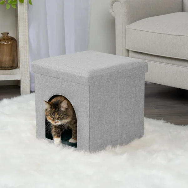 Pet House Footstool Ottoman Hideaway - Image 31