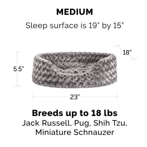 Oval Dog Bed - Ultra Plush - Image 4