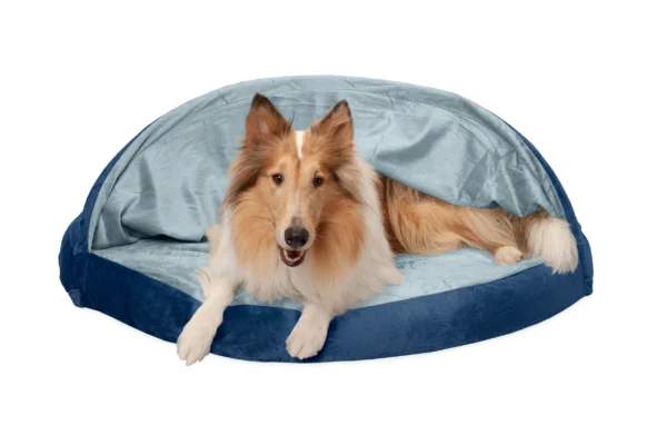 Snuggery Burrow Dog Bed - Microvelvet - Image 31