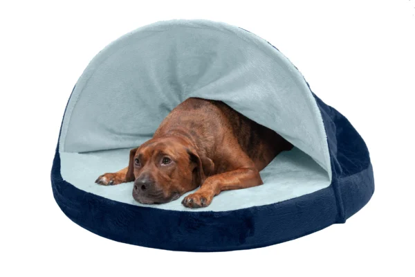 Snuggery Burrow Dog Bed - Microvelvet - Image 46