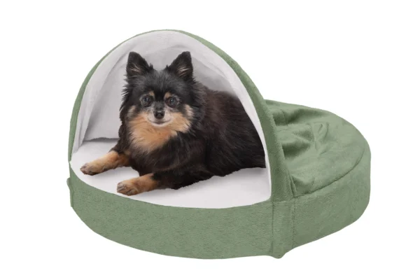 Snuggery Burrow Dog Bed - Microvelvet - Image 40