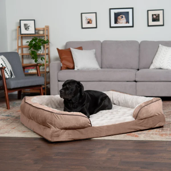 Sofa Dog Bed - Velvet Waves Perfect Comfort - Image 3