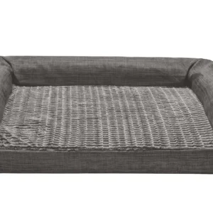 Sofa Dog Bed - Luxe Fur & Performance Linen
