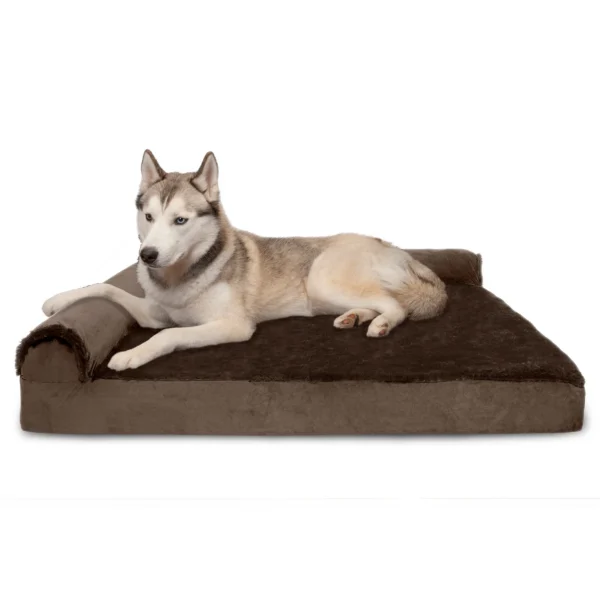 Deluxe Chaise Lounge Dog Bed - Plush & Velvet - Image 23
