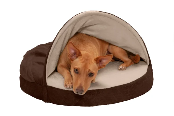 Snuggery Burrow Dog Bed - Microvelvet - Image 37