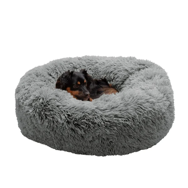 Calming Cuddler Long Fur Donut Dog Bed - Image 64