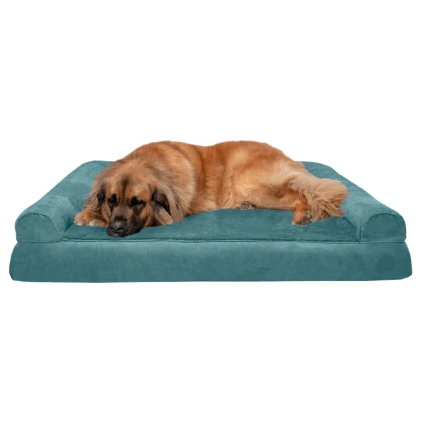 Sofa Dog Bed - Plush & Suede - Image 36