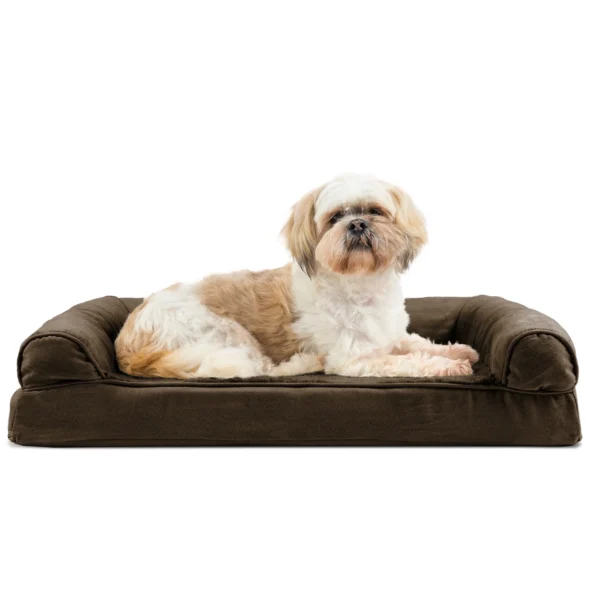 Sofa Dog Bed - Plush & Suede - Image 39