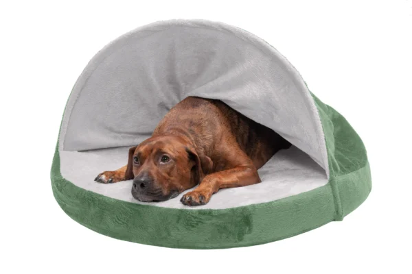 Snuggery Burrow Dog Bed - Microvelvet - Image 42