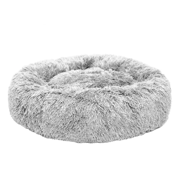 Calming Cuddler Long Fur Donut Dog Bed - Image 33