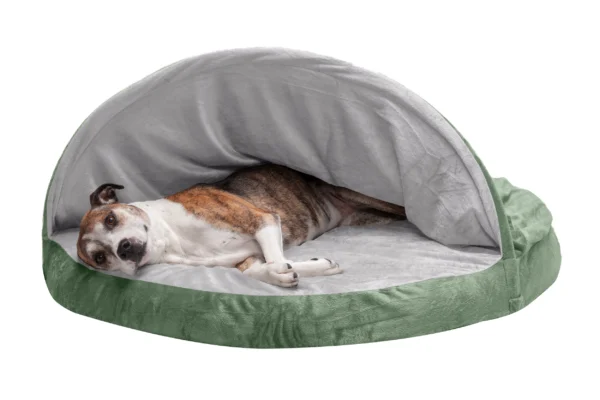 Snuggery Burrow Dog Bed - Microvelvet - Image 59