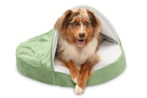 Snuggery Burrow Dog Bed - Microvelvet - Image 4
