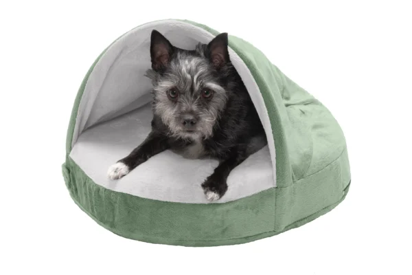 Snuggery Burrow Dog Bed - Microvelvet - Image 56