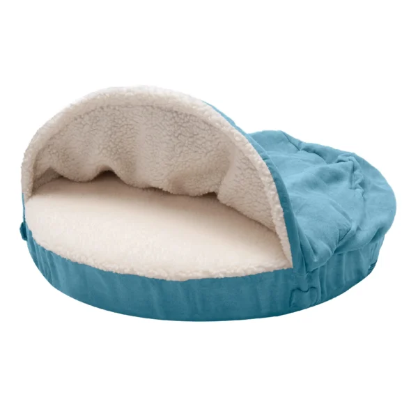 Snuggery Burrow Dog Bed - Faux Sheepskin - Image 14