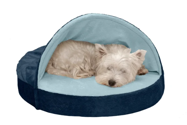 Snuggery Burrow Dog Bed - Microvelvet - Image 18